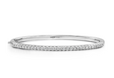 Hearts on Fire 1.14ctdw Classic prong set Natural Round Diamond bangle