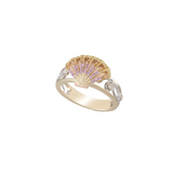 Denny Wong Hawaiian Sun Rise Sapphire Shell Ring