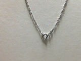 Sterling Silver Rhodium 1.4mm Singapore Chain Length 24" with spring ring clasp