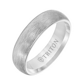 Tungsten 6mm Crystalline Wedding Ring