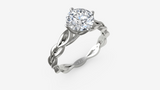 White 14 Karat "Pearl" Gold Naledi Engagement Ring