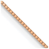 14kt Rose Gold 0.5Mm Baby Box Chain 16"