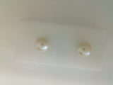 14kt White Gold Freshwater Pearl Stud Earrings