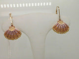 Denny Wong Hawiian Sunrise shell drop earrings
