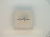 14Kt. White Gold 0.01Ctdw Natural Round Diamond Six Prong Mounting For A 7.4mm Round