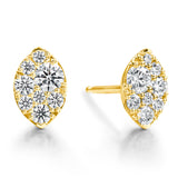 Hearts on Fire 1/3 ctdw. Tessa Navette Natural Diamond earrings