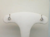 14kt. White Gold 1/4ctdw H/I Si2 Four Prong Natural Round Diamond Stud Earrings