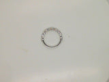 14Kt. White Gold 0.48Ctdw Natural Round And Marquise Diamond Band Share Prong Size 6.5