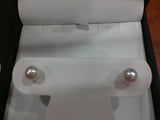 14kt White Gold 6mm "AA" Quality Akoya Cultured Pearl Stud Earrings