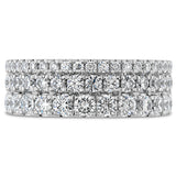 Hearts on Fire Grace triple row diamond band