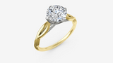 14 kt. Two Tone Four Prong 