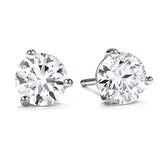 Hearts on Fire 1/4ctdw Classic Round three prong stud earrings