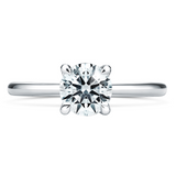 Platinum Vela Hearts on Fire Solitaire Engagement Ring Hearts On Fire 1/3ct.G Vs1 Natural Diamond
