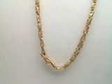 14kt. Yellow Gold 24" 2.75mm HeavyTurkish Rope Chain with Barrel clasp