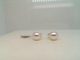 14Kt. Yellow Gold  7Mm Aa Cultured Pearl Stud Earrings
