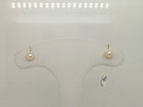 14Kt. White Gold 4Mm Fresh Water Pearl Studs